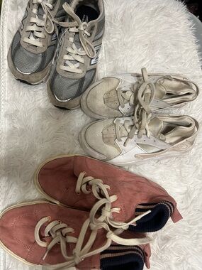 Kids Pink Suede High-Top Sneakers - Comfortable Casual Shoes